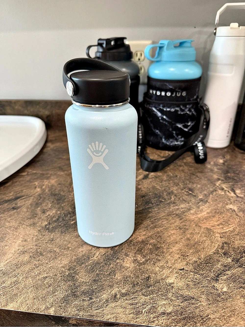 Hydro Flask Blue Water Bottle
